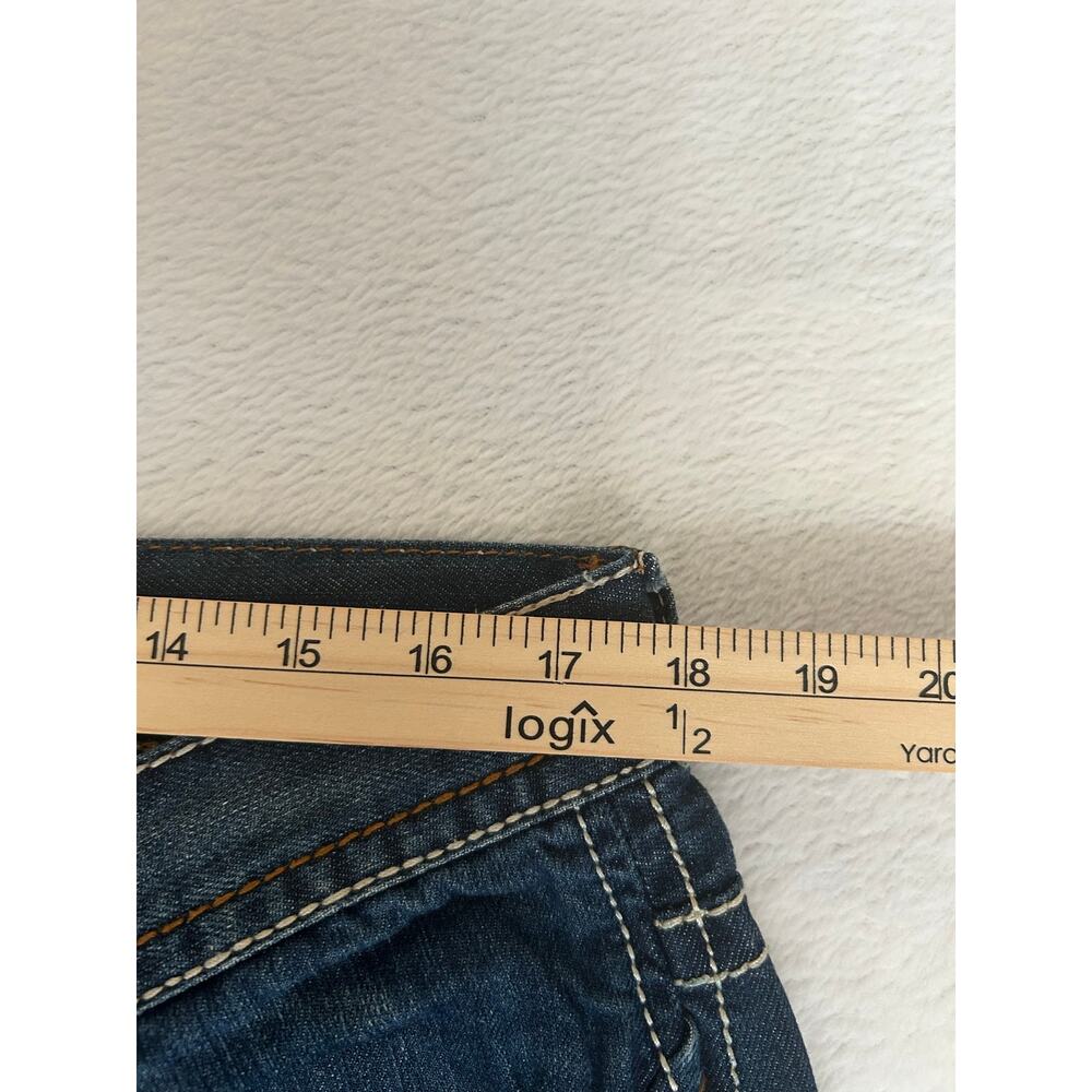7 For All Mankind Men’s Jeans Bootcut Blue Denim Dark Wash Size 36 - Picture 5 of 10